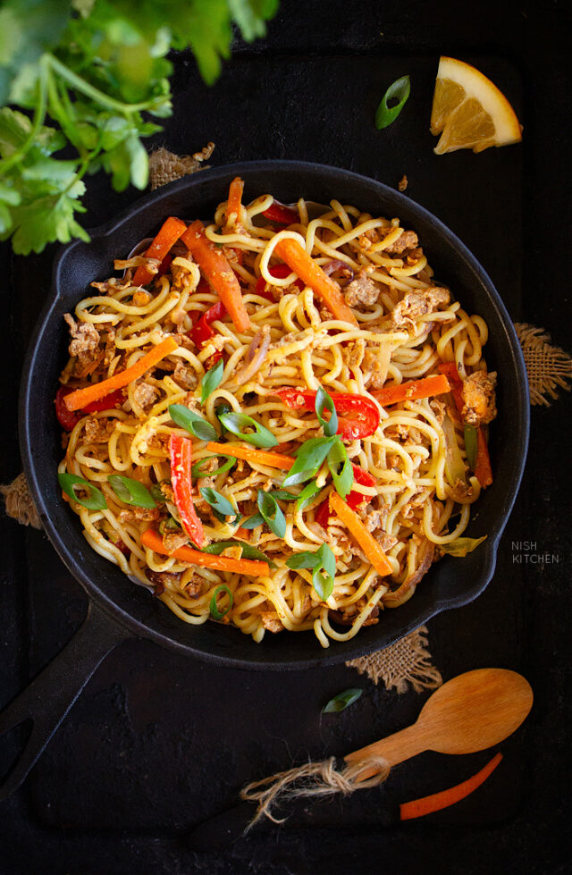 Masala Noodles Video NISH KITCHEN