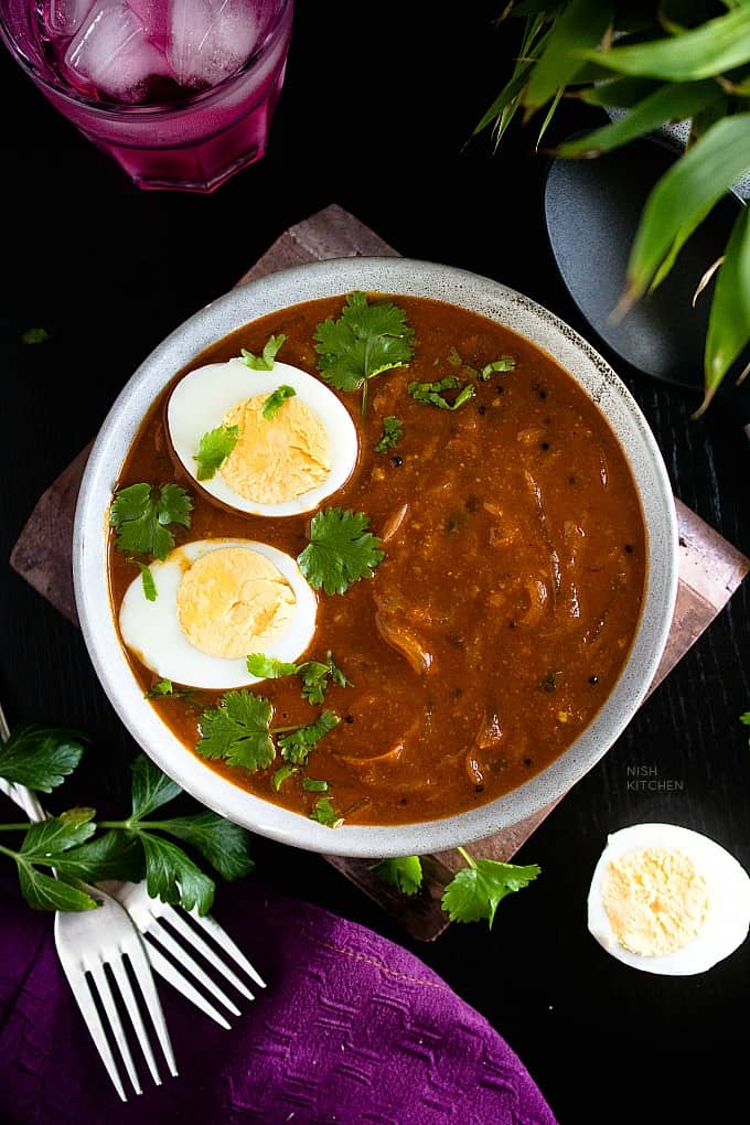 Kerala Egg Curry - NISH KITCHEN