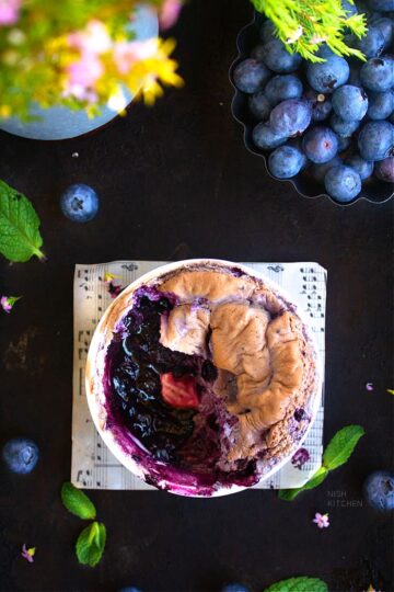 Blue berry souffle recipe