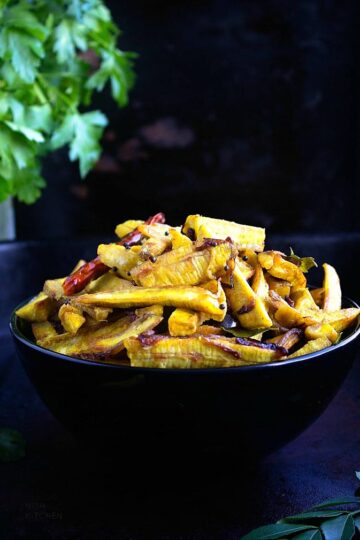 Raw Banana Stir Fry