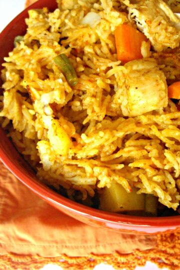 chicken veggie rice