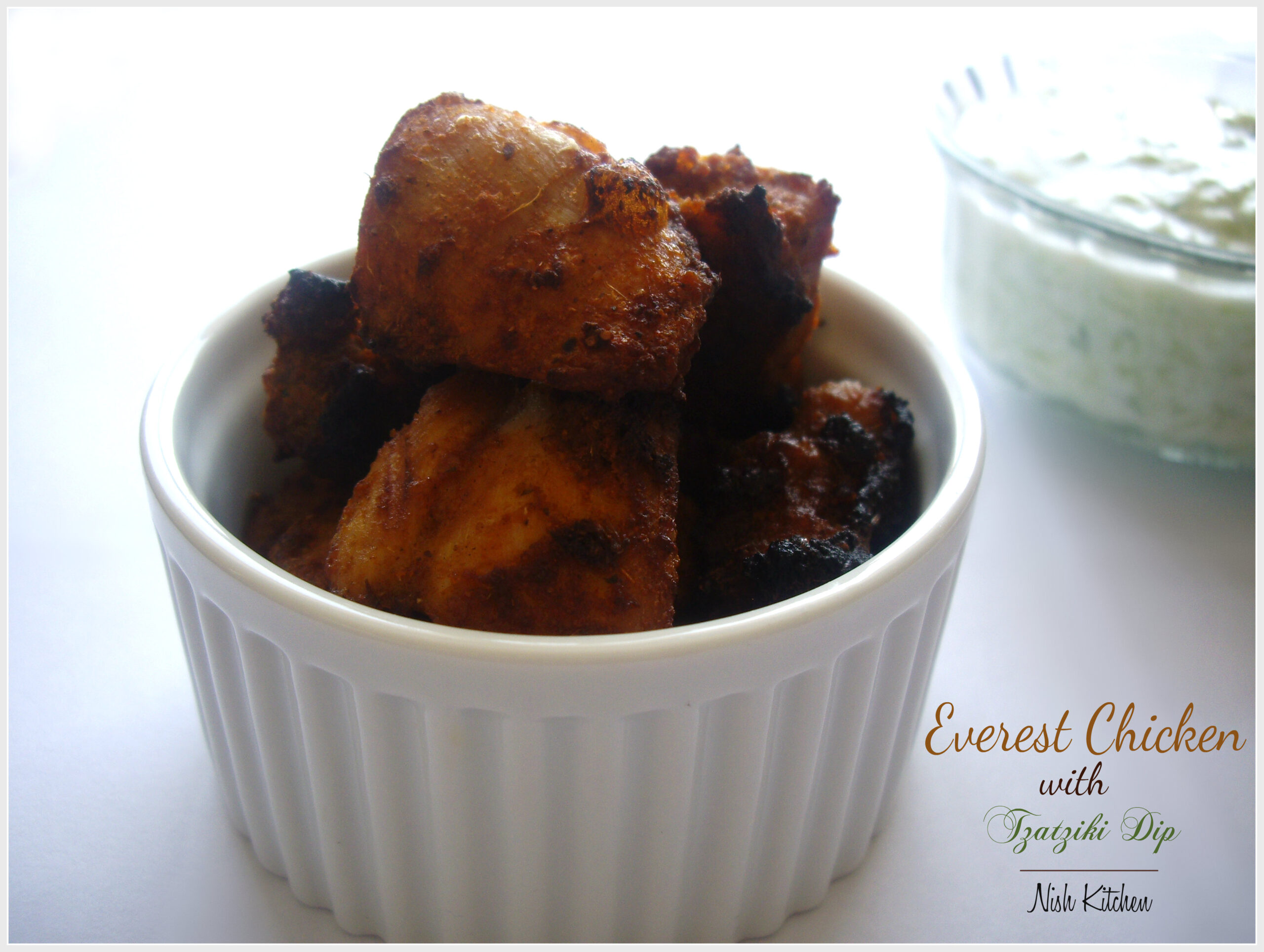 Everest Chicken with Tzatziki Dip