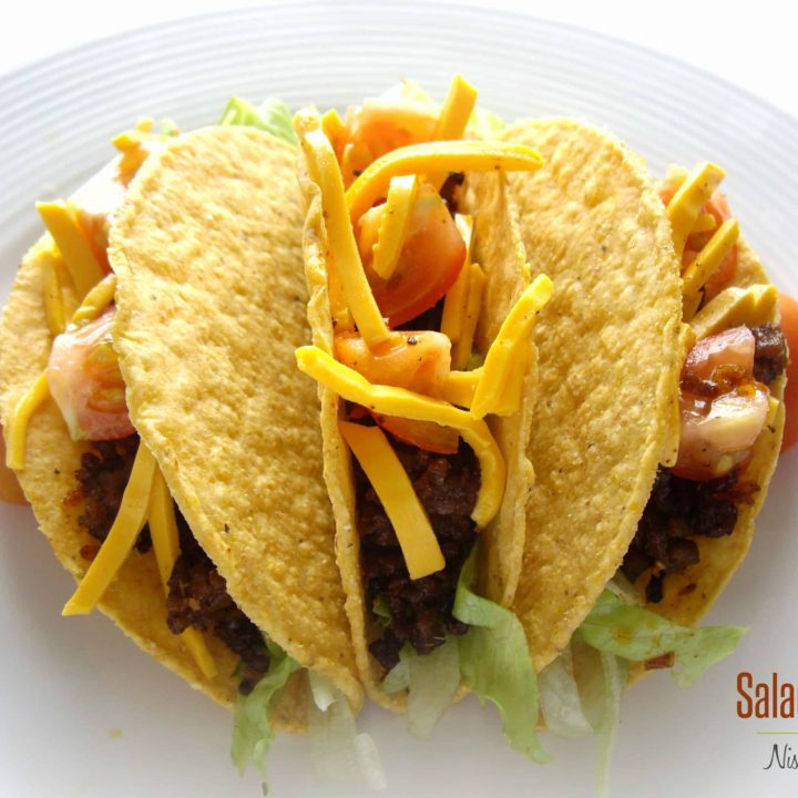 Mexican Salad Tacos