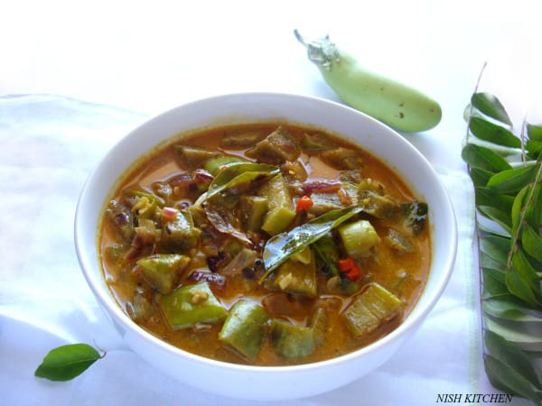 Eggplant Coconut Curry | nish kitchen