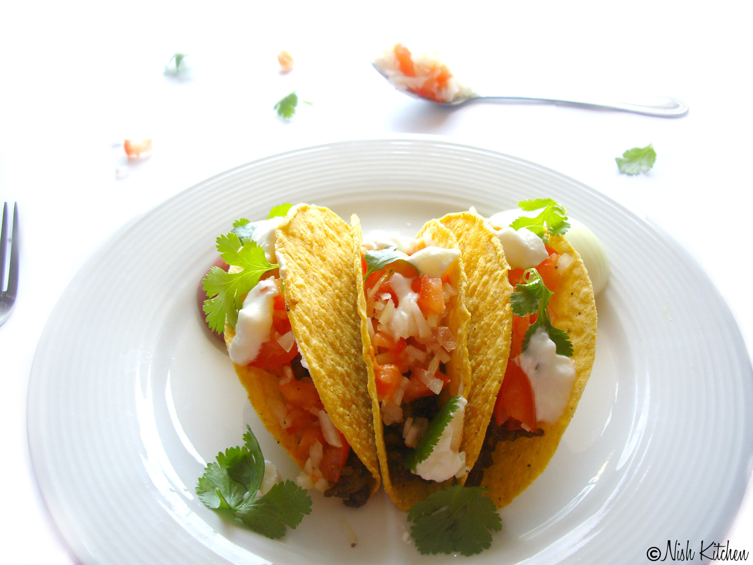 Indian tacos | Tacos loaded with Indian spices | nish kitchen