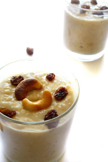 oats payasam | oats pudding  oats kheer - using jaggery |nish kitchen