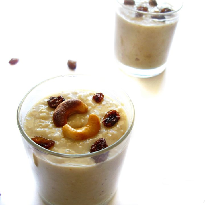 oats payasam | oats pudding  oats kheer - using jaggery |nish kitchen