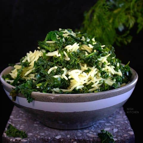 Easy Kale Rice Recipe