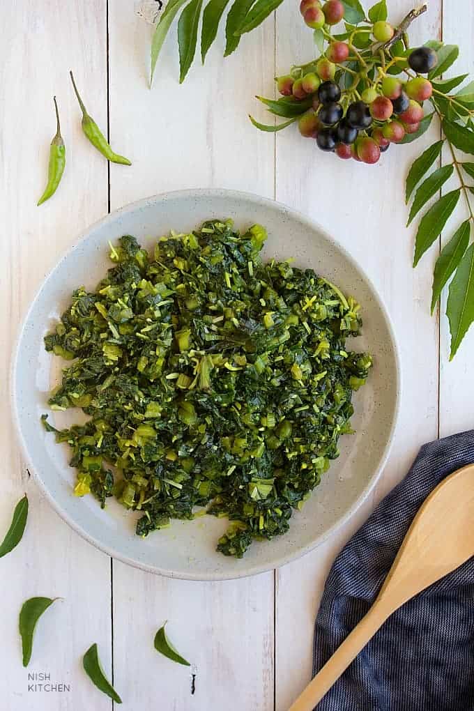 Kerala Style Spinach Stir Fry Cheera Thoran
