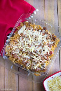 Bolognese Bake - NISH KITCHEN