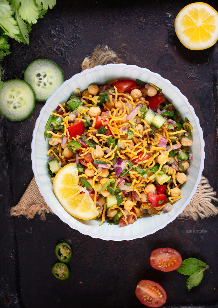chana chat | Nish Kitchen