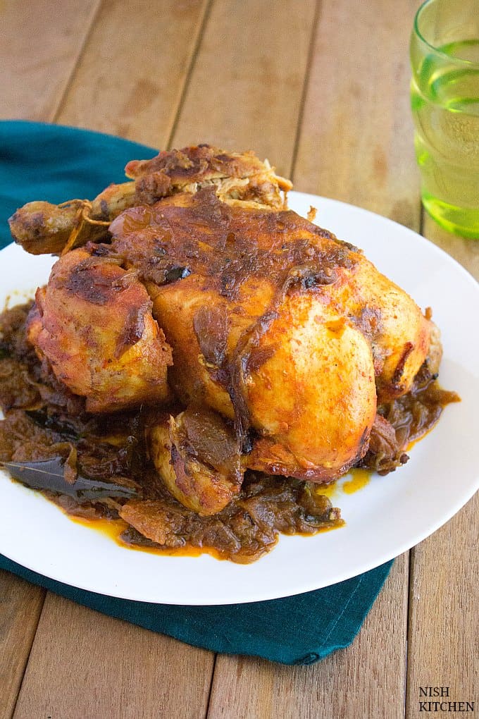 Malabar Roast Chicken | Kozhi Nirachathu - NISH KITCHEN