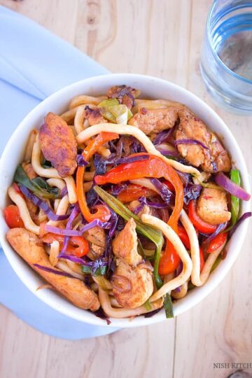 spicy thai chicken noodles recipe