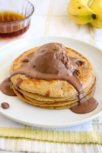 oatmeal banana pancakes