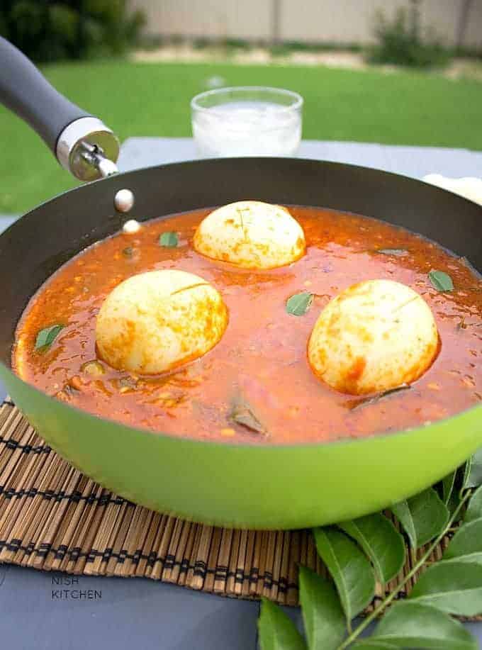 Egg Pulusu |Andhra Egg Curry |Video - NISH KITCHEN