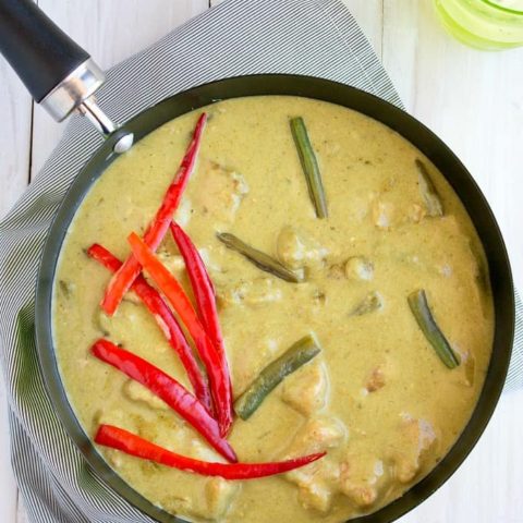 thai green chicken curry recipe with video