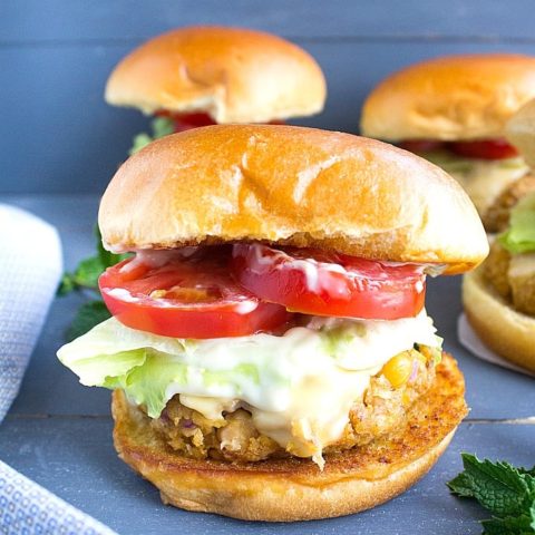 chickpea burgers recipe with video