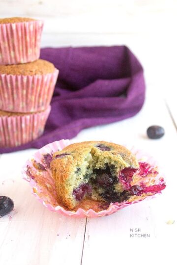 one bowl easy blueberry muffins recipe