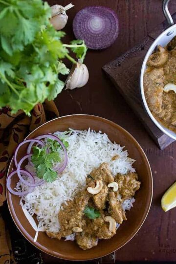 indian chicken korma recipe with video