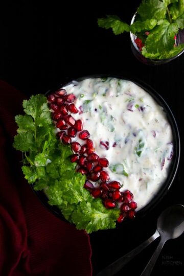 pomegranate raita recipe video