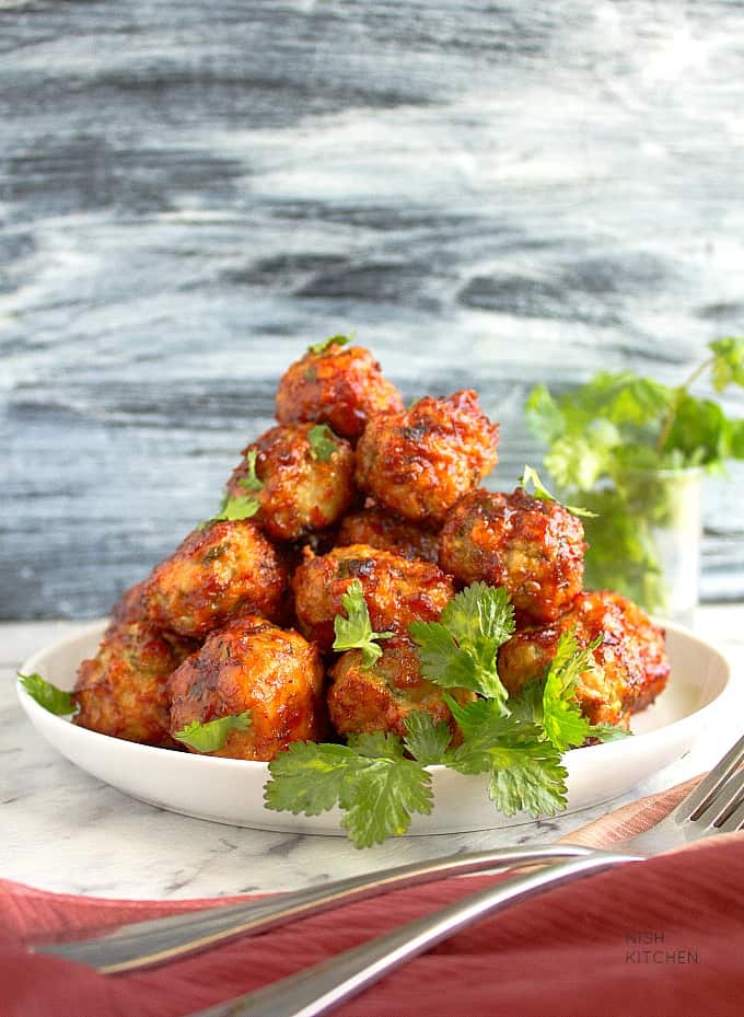 tandoori chicken meatballs recipe video