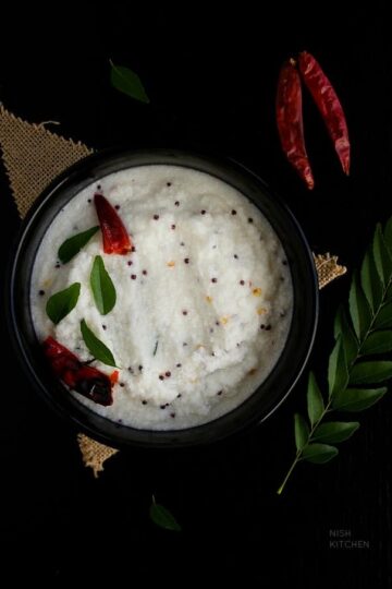 coconut chutney recipe with video