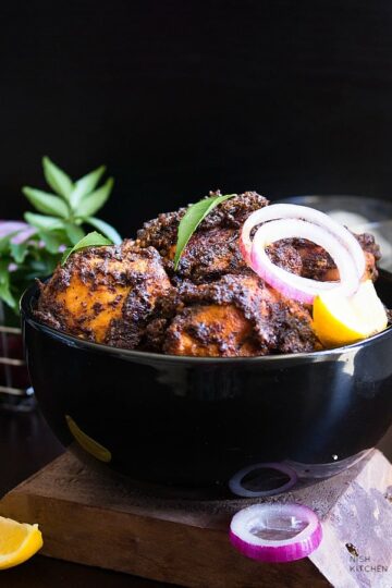 chicken ghee roast recipe video