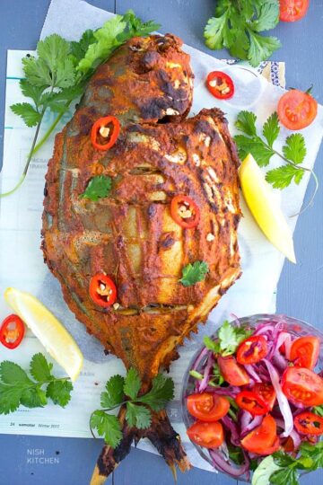 baked tandoori fish recipe with video