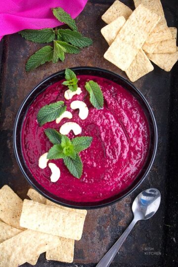 beetroot dip recipe video