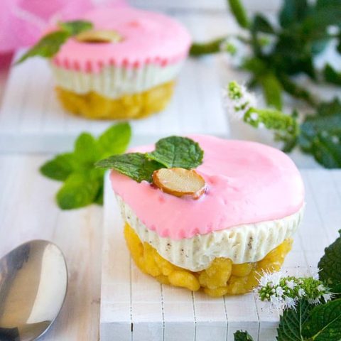 no bake mini thandai cheesecake recipe video