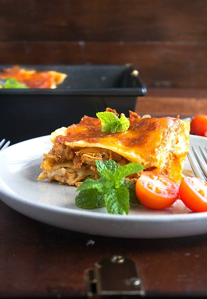 butter chicken lasagna recipe video