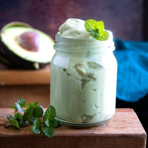 avocado yogurt dip
