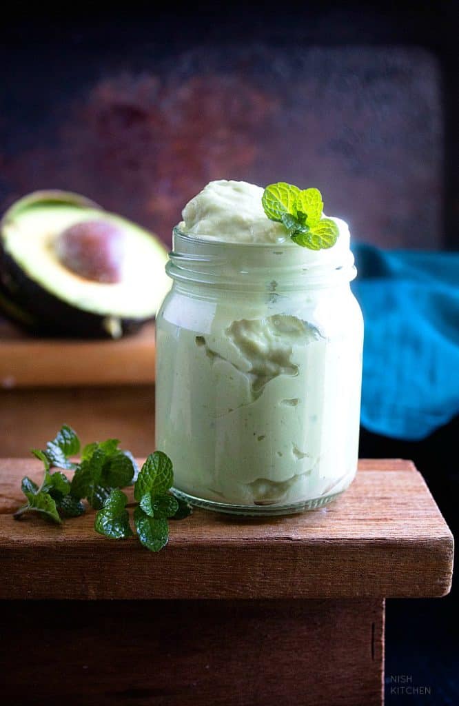 avocado yogurt dip