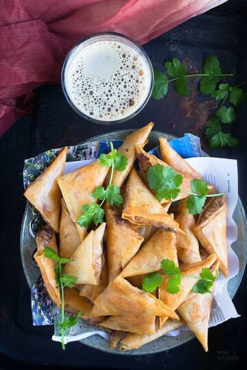 butter chicken samosa recipe video