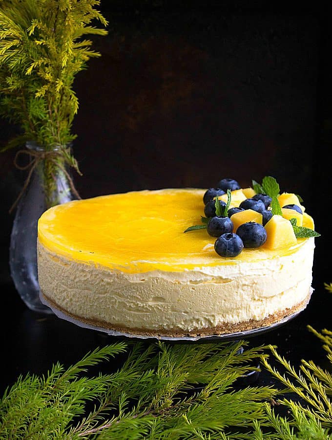 no bake mango cheesecake recipe video