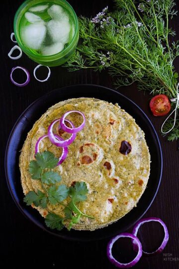 kale paratha recipe video