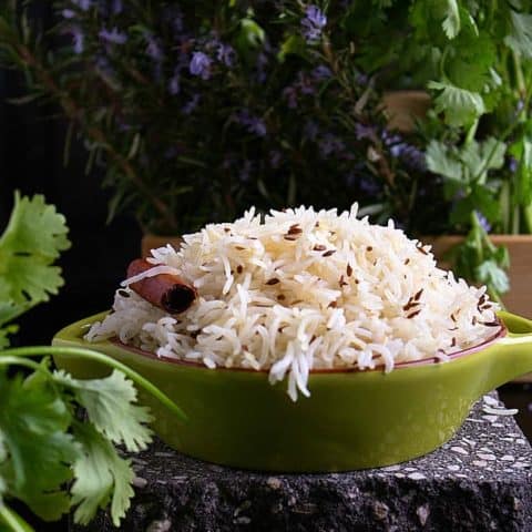 cumin rice or jeera rice recipe video