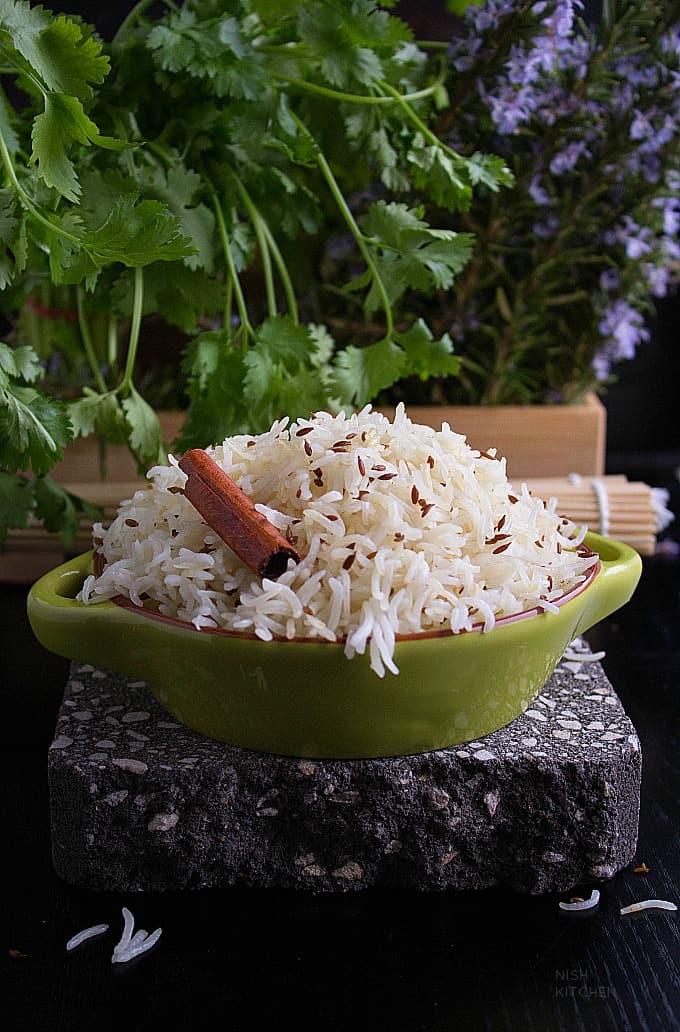 cumin rice or jeera rice