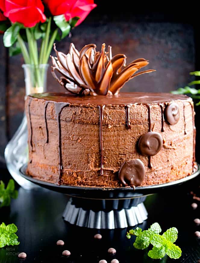 chocolate drip cake