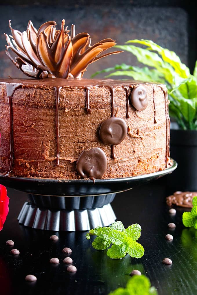 chocolate drip cake recipe video
