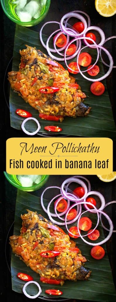 Meen Pollichathu | Fish Cooked in Banana Leaf - NISH KITCHEN