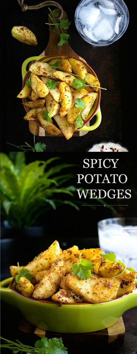 spicy potato wedges