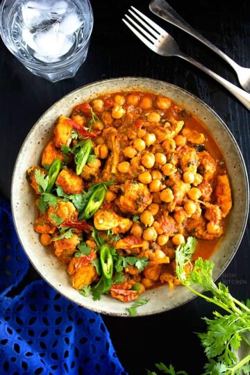 Chicken chickpea curry recipe video