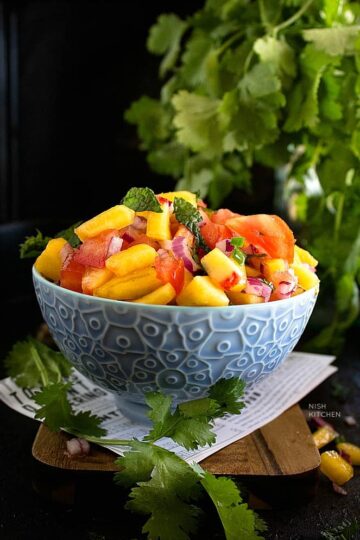 Fresh peach salsa recipe video