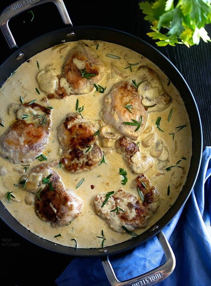 creamy garlic chicken recipe