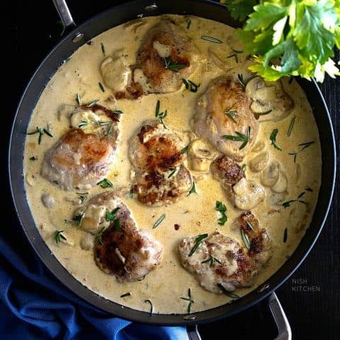 Creamy garlic chicken recipe video