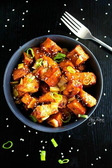 sweet and sour tofu