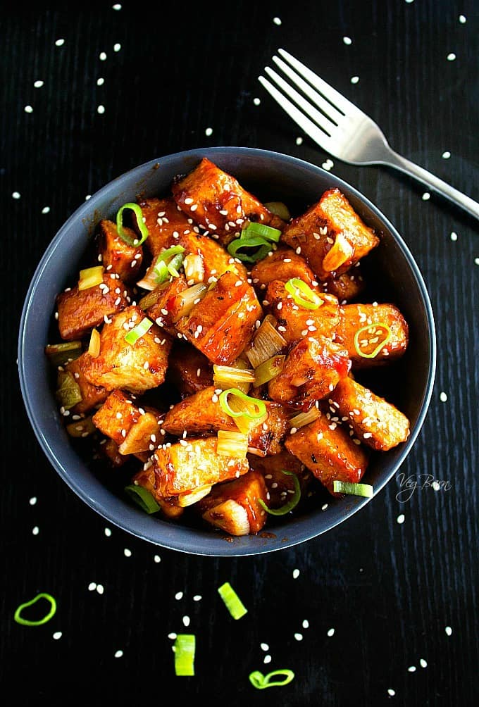 easy sweet and sour tofu