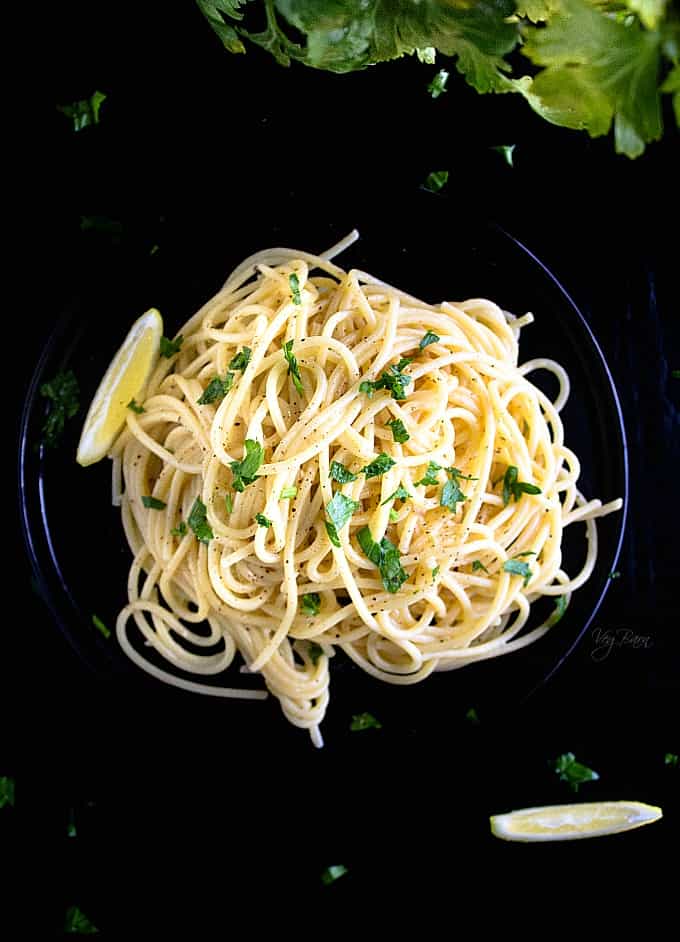 Pasta Al Limone | Lemon Pasta - NISH KITCHEN