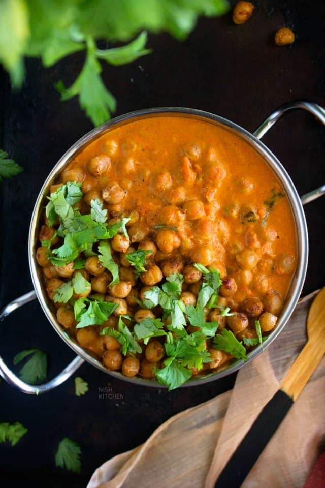 Chickpea Tikka Masala | Video - NISH KITCHEN